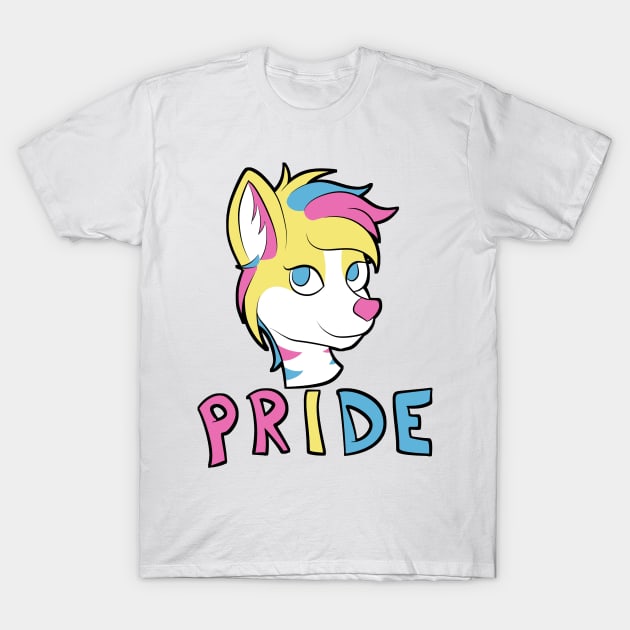 Pan Pride - Furry Mascot T-Shirt by Aleina928
